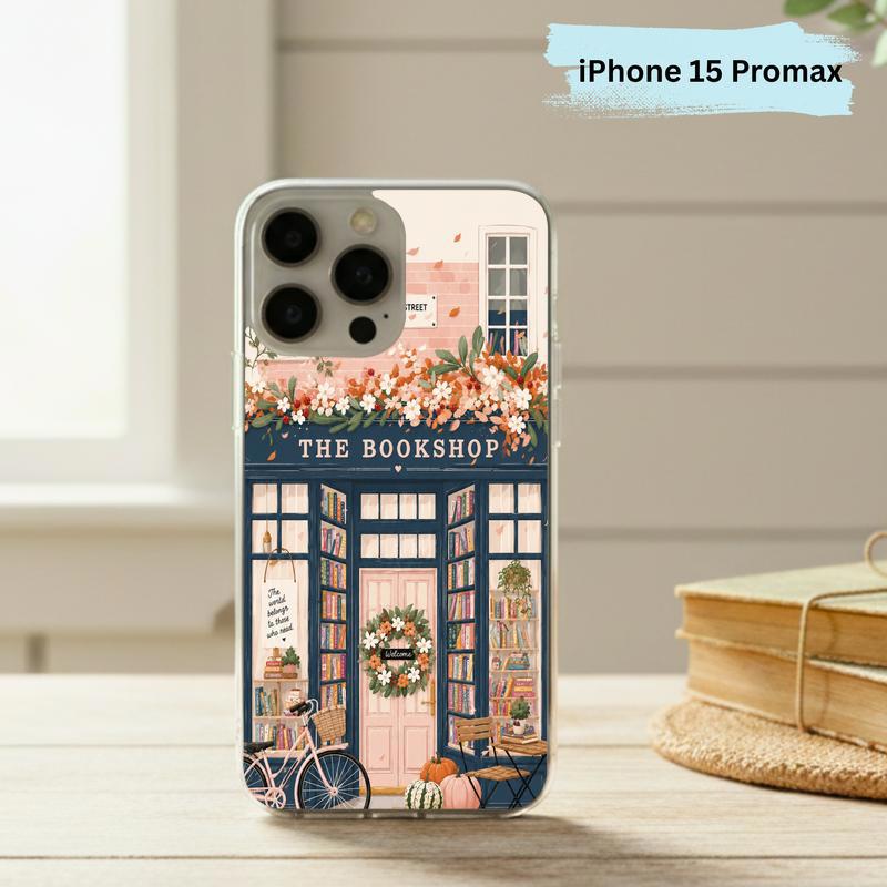 Lovely Gift For Book Lovers - Cozy Bookstore Phone Case IPhone Lovely Gift For Book Lovers - Cozy Bookstore Phone Case IPhone