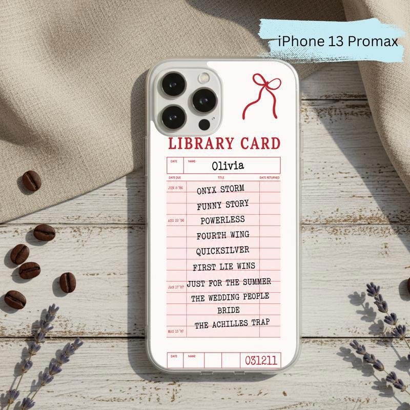 Classic Library Card Revival - Girl Phone Case IPhone