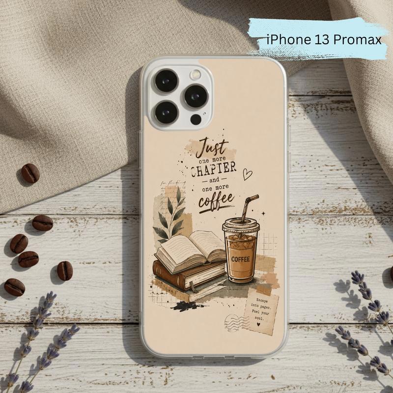 Coffee And Books Aesthetic - Book Lover Phone Case IPhone Coffee And Books Aesthetic - Book Lover Phone Case IPhone