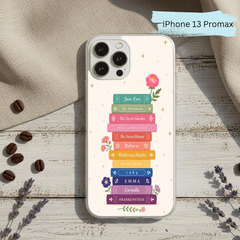 Colorful Book Stack - Classic Literature Phone Case IPhone