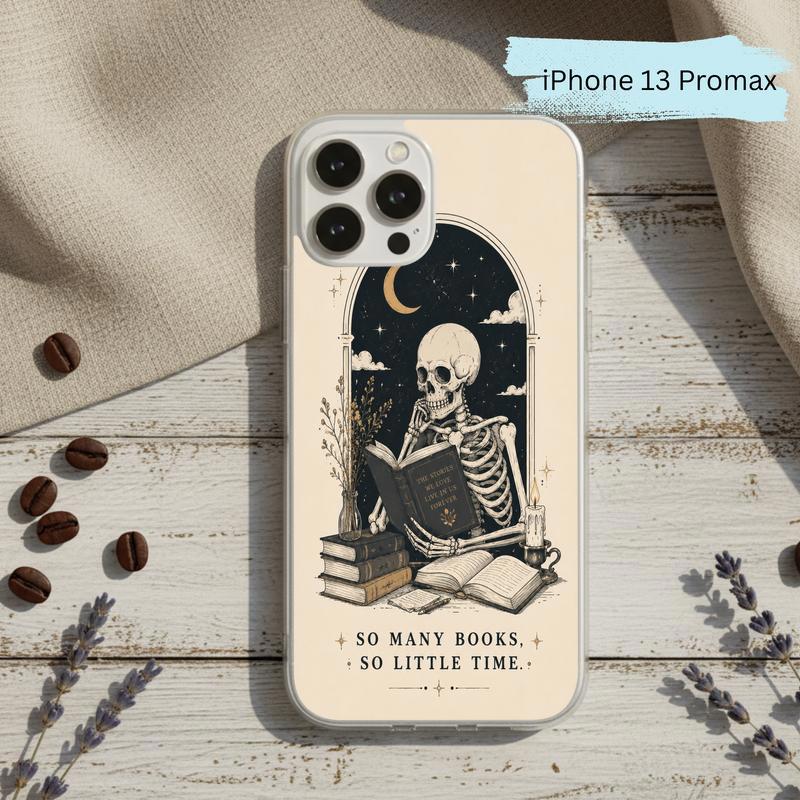 Dark Academia Book Lover - So Many Books So Little Time Phone Case IPhone Dark Academia Book Lover - So Many Books So Little Time Phone Case IPhone
