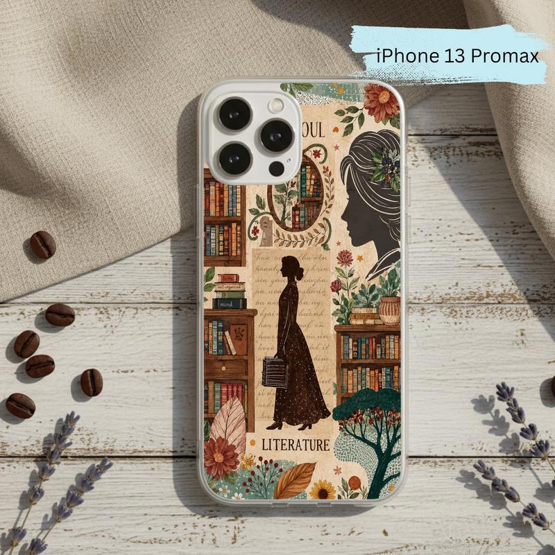 Literature Soul Aesthetic - Vintage Book Lover Collage Phone Case IPhone Literature Soul Aesthetic - Vintage Book Lover Collage Phone Case IPhone