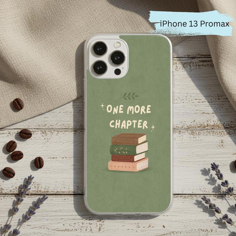 One More Chapter - Minimalist Book Stack Phone Case IPhone