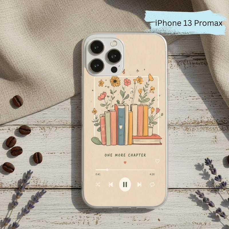 One More Chapter Music Player - Cozy Book Aesthetic Phone Case IPhone