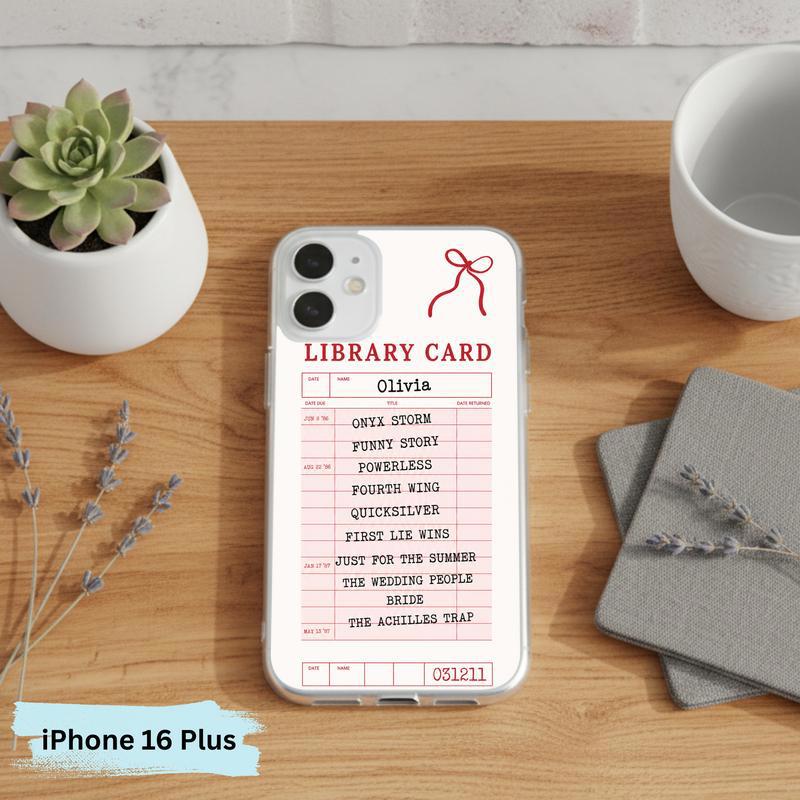 Classic Library Card Revival - Girl Phone Case IPhone