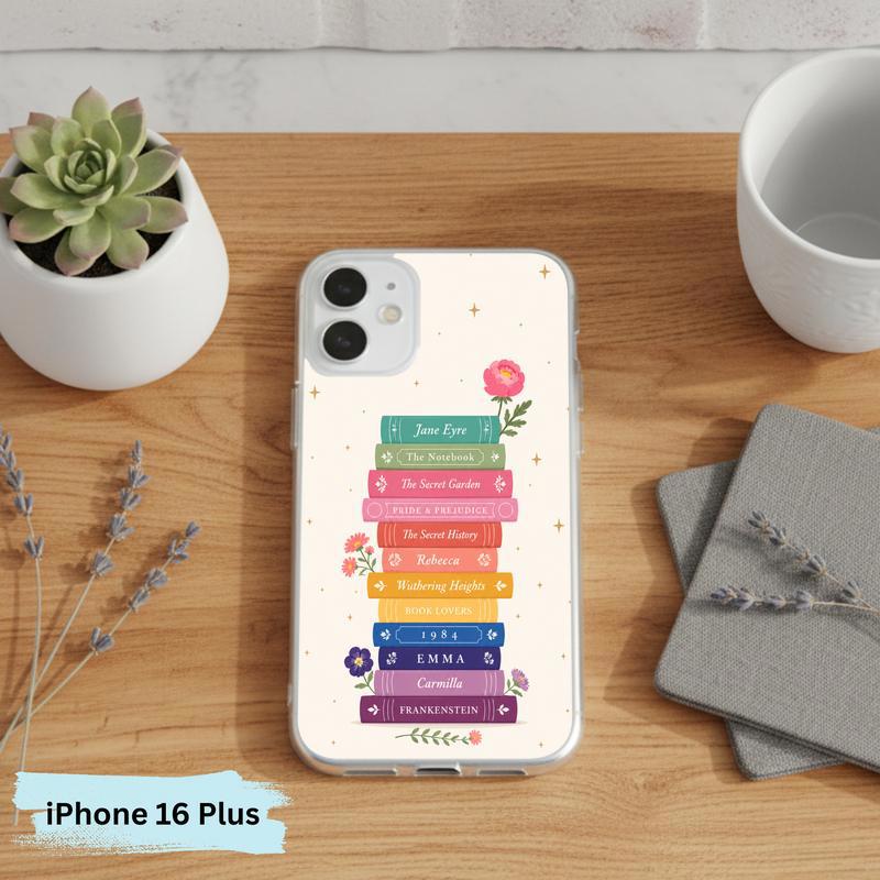 Colorful Book Stack - Classic Literature Phone Case IPhone