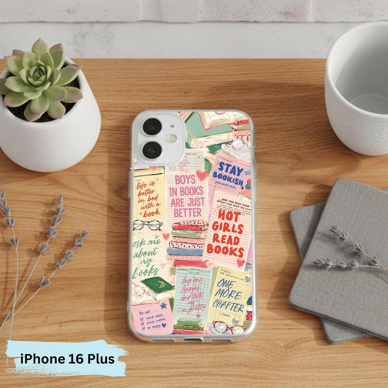 Hot Girls Read Books - Retro Book Lover Phone Case IPhone Hot Girls Read Books - Retro Book Lover Phone Case IPhone
