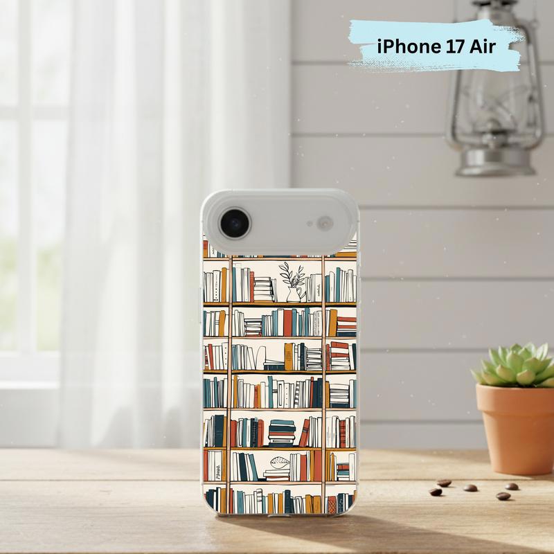Boho Bookshelf Art - Modern Reader Aesthetic Phone Case IPhone