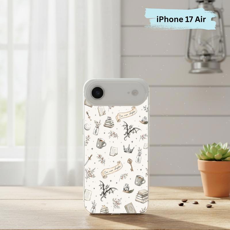 Fantasy Book Lover Pattern - One More Chapter Aesthetic Phone Case IPhone