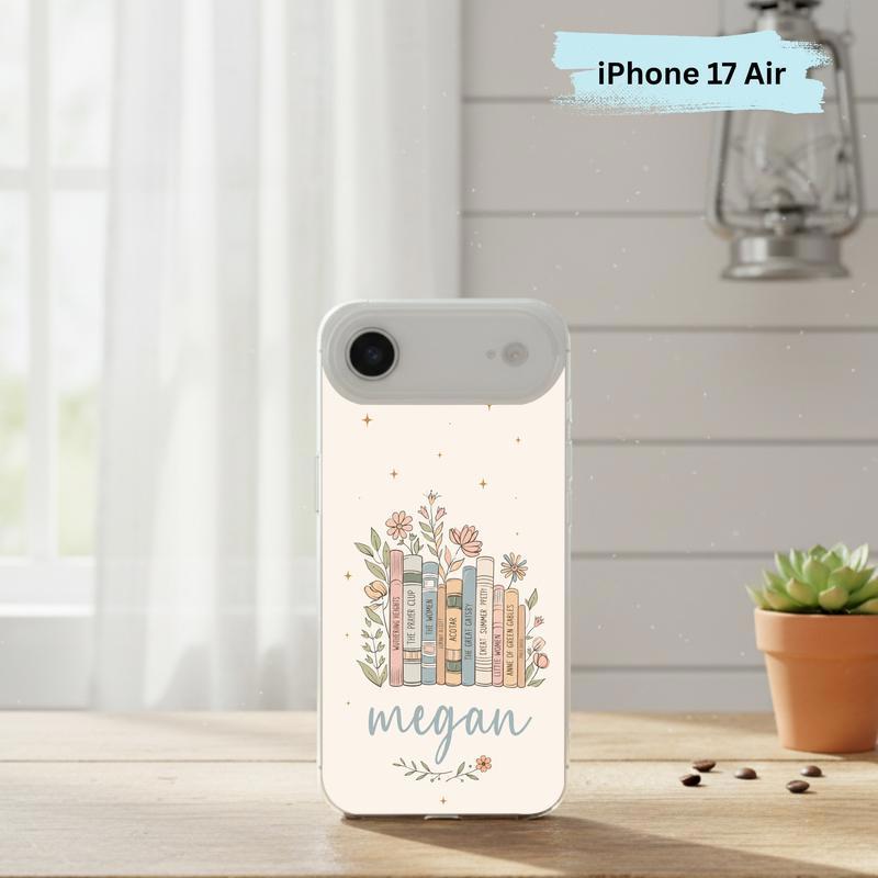 Floral Classics Vibes - Personalized Book Lover Phone Case IPhone