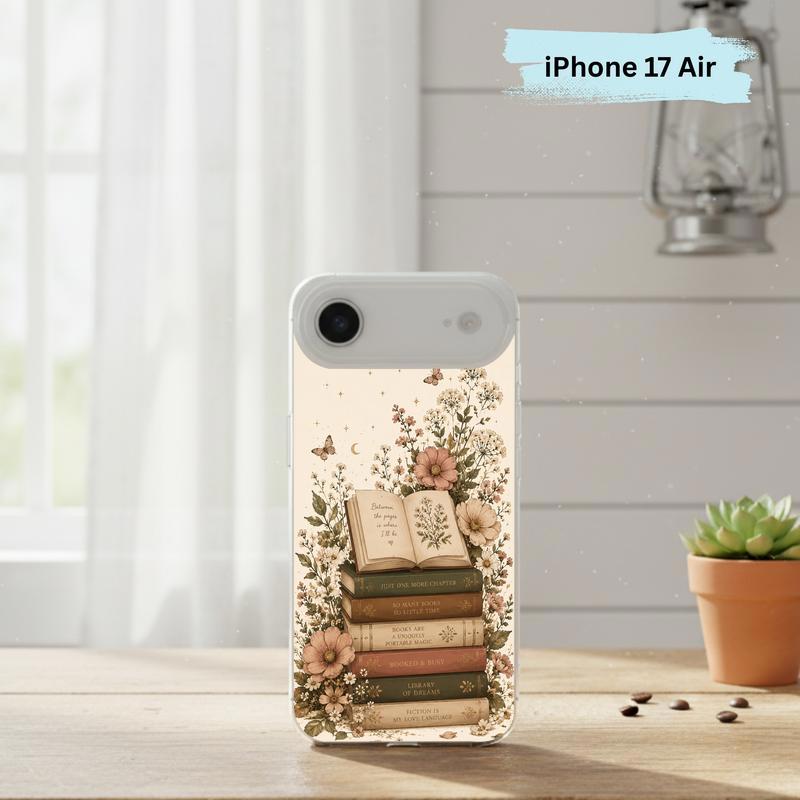 Library Of Dreams In Bloom - Vintage Reader Phone Case IPhone