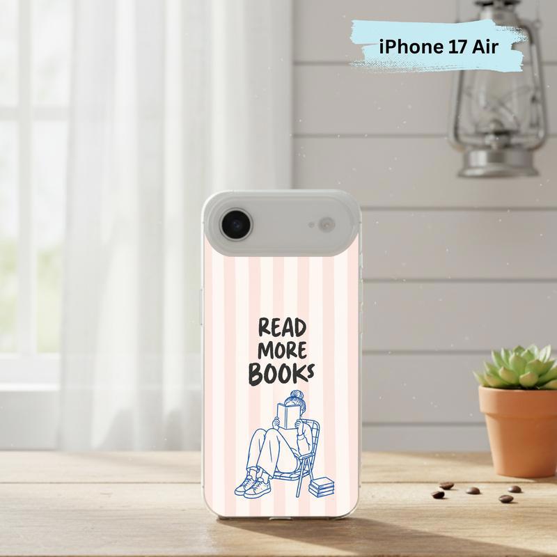 Minimalist Book Lover Quote - Read More Books Phone Case IPhone Minimalist Book Lover Quote - Read More Books Phone Case IPhone