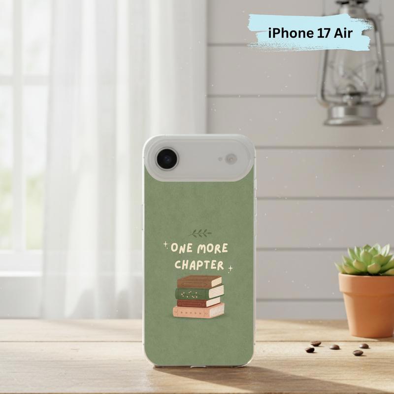 One More Chapter - Minimalist Book Stack Phone Case IPhone