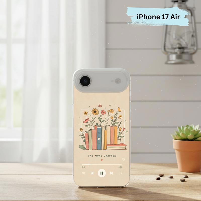 One More Chapter Music Player - Cozy Book Aesthetic Phone Case IPhone
