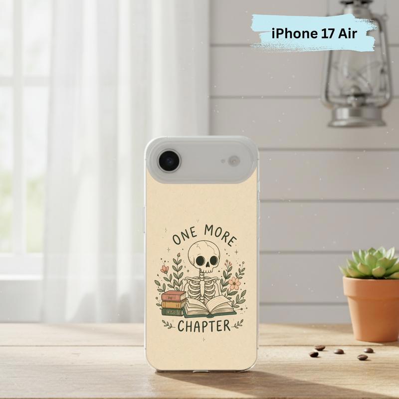 One More Chapter Skeleton - Gothic Book Lover Art Phone Case IPhone