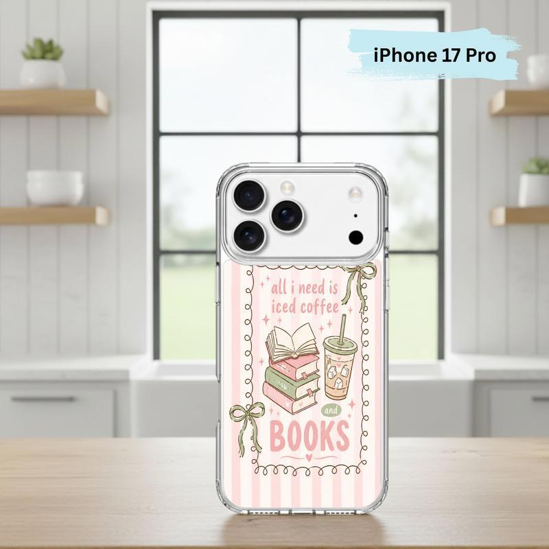 All I Need Is Books & Coffee - Cute Reader Phone Case IPhone