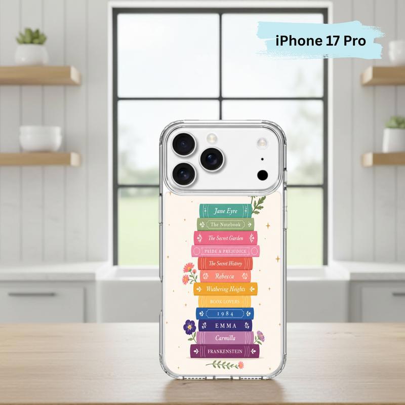 Colorful Book Stack - Classic Literature Phone Case IPhone