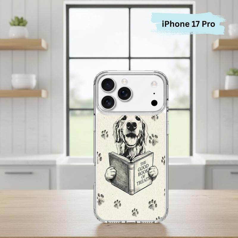 Funny Dog Reading Book - Book Lover Phone Case IPhone
