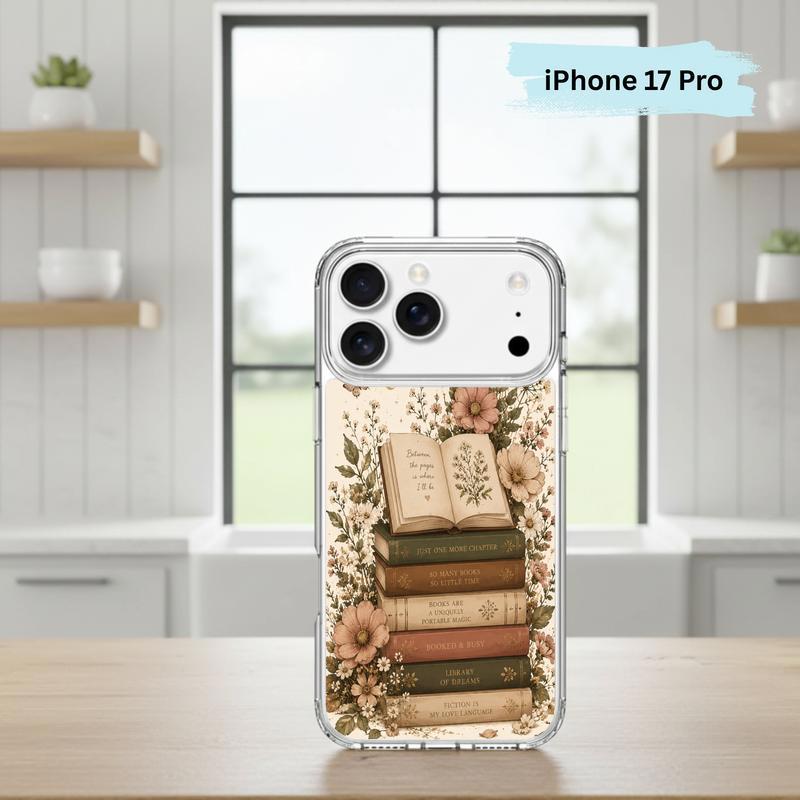 Library Of Dreams In Bloom - Vintage Reader Phone Case IPhone