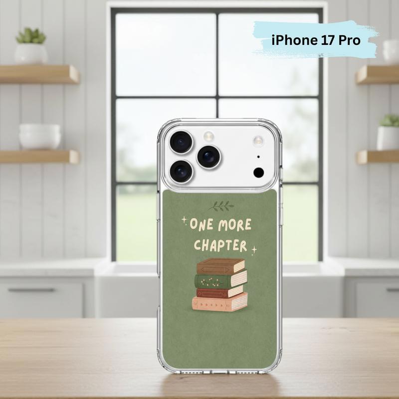 One More Chapter - Minimalist Book Stack Phone Case IPhone