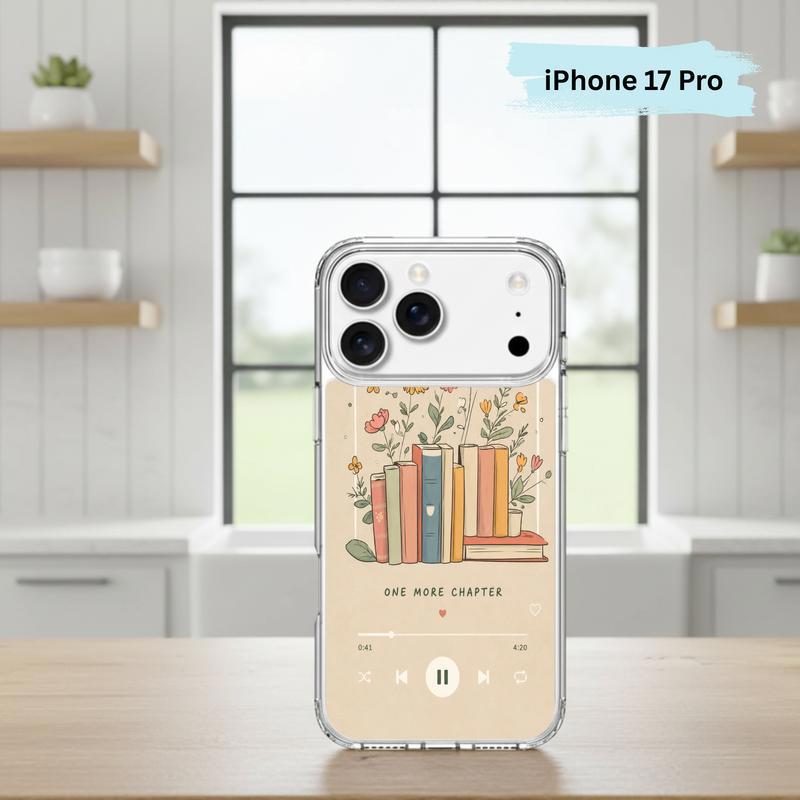 One More Chapter Music Player - Cozy Book Aesthetic Phone Case IPhone
