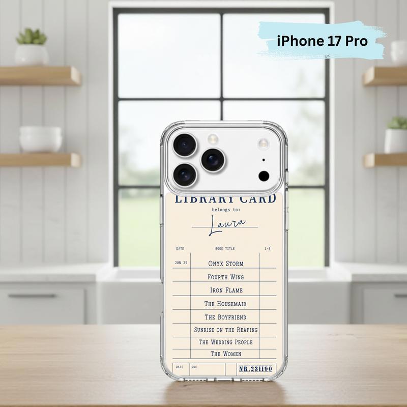 Personalized Library Card - Custom Reader Phone Case IPhone