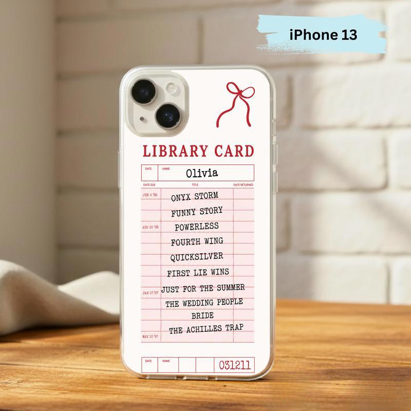 Classic Library Card Revival - Girl Phone Case IPhone
