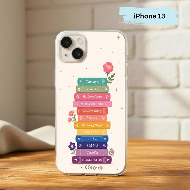 Colorful Book Stack - Classic Literature Phone Case IPhone