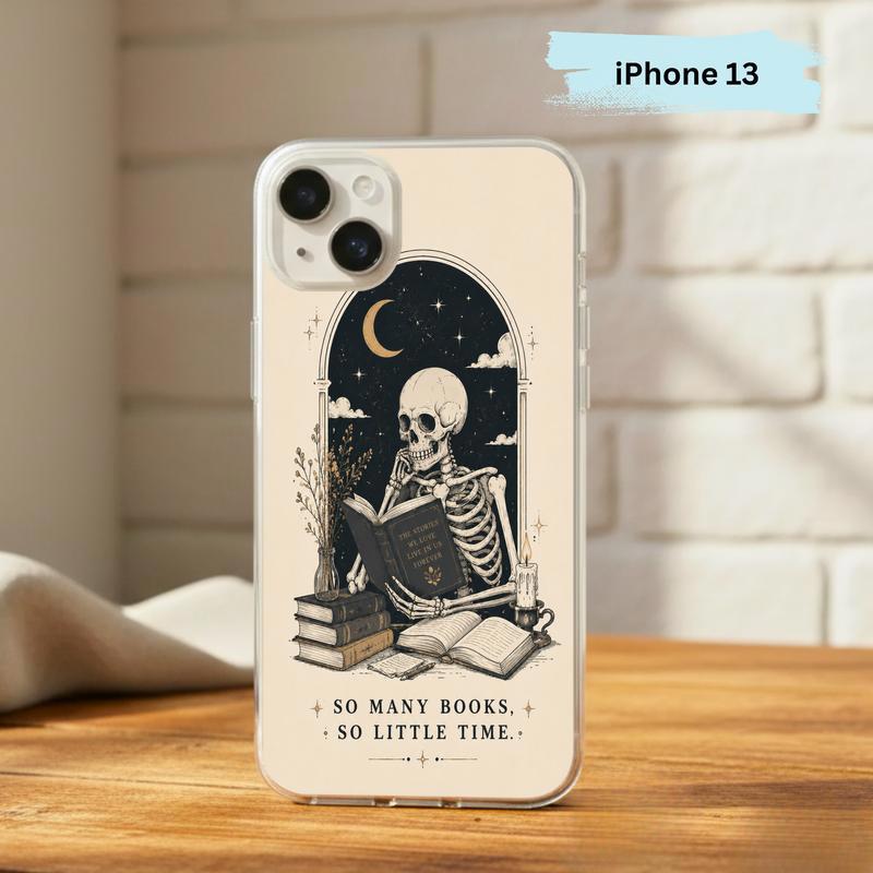 Dark Academia Book Lover - So Many Books So Little Time Phone Case IPhone Dark Academia Book Lover - So Many Books So Little Time Phone Case IPhone