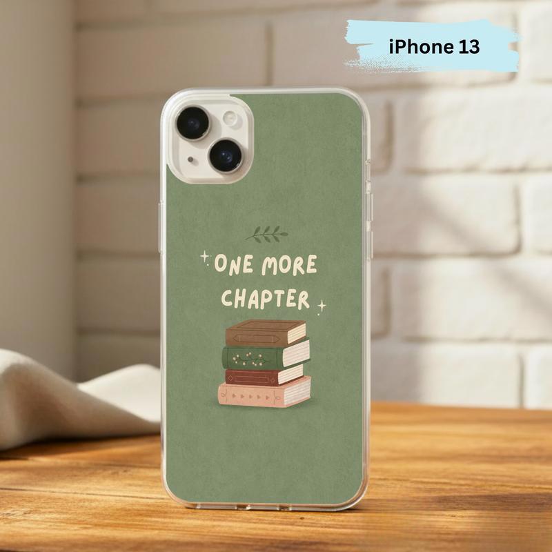 One More Chapter - Minimalist Book Stack Phone Case IPhone