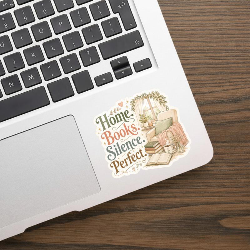 Cozy Reading Corner - Introvert Home Book Lover Sticker