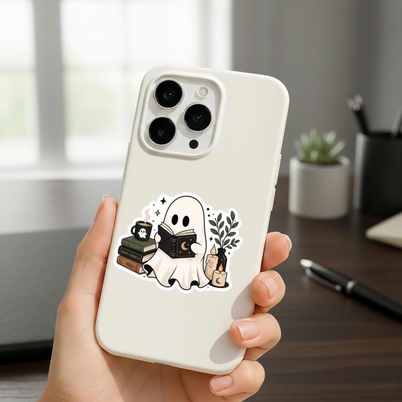 Cozy Ghost Stories - Midnight Reader Aesthetic Sticker Cozy Ghost Stories - Midnight Reader Aesthetic Sticker