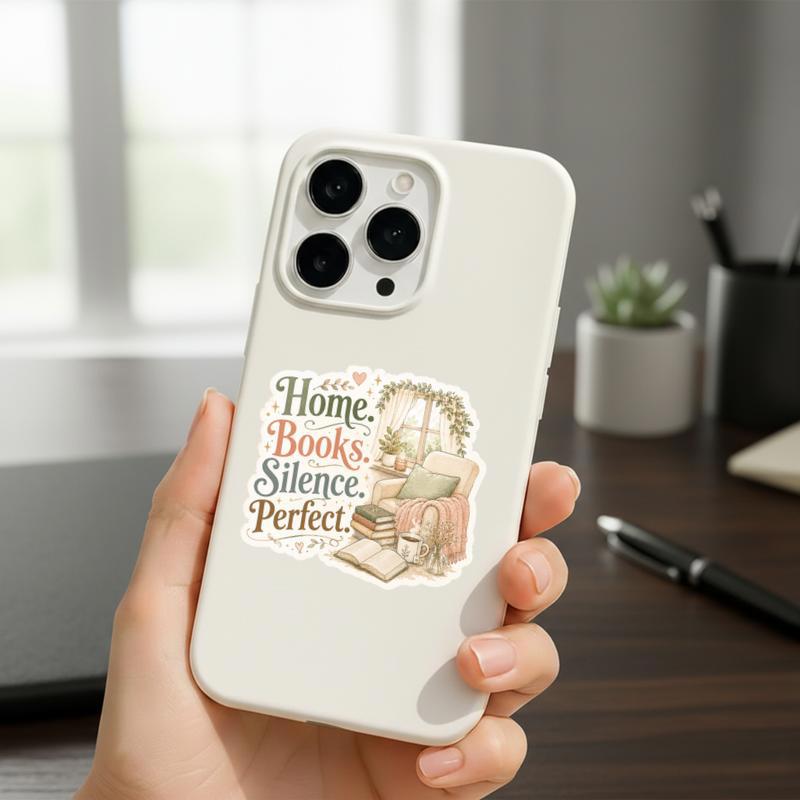 Cozy Reading Corner - Introvert Home Book Lover Sticker