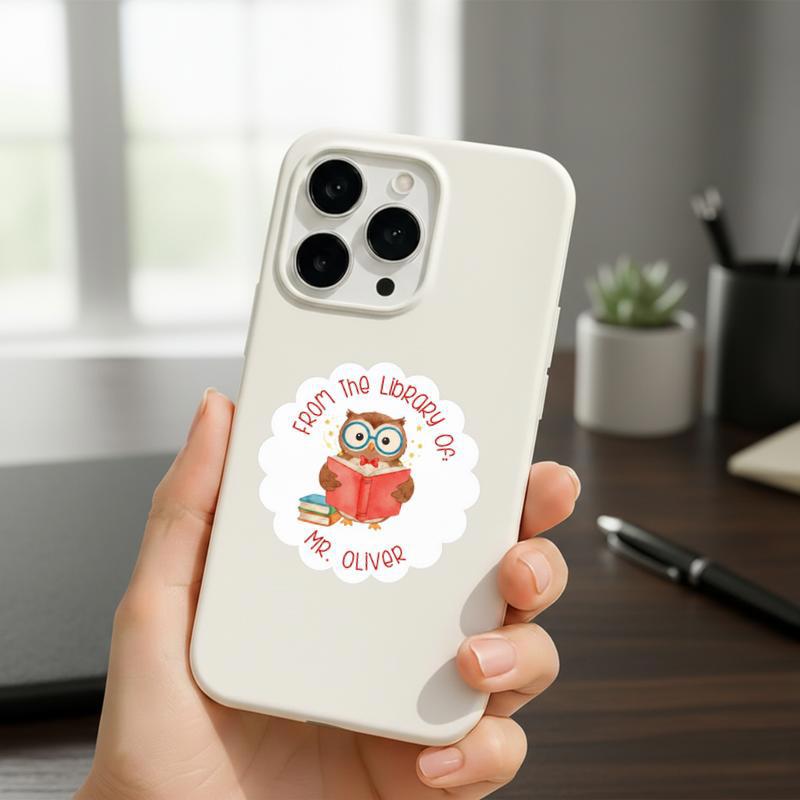 From The Library Of - Custom Teacher Sticker