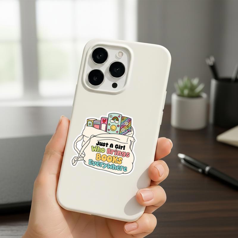 Just A Girl Who Brings Books Everywhere Sticker