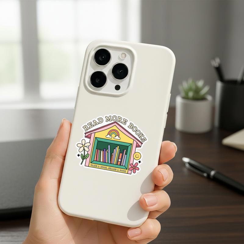 Little Free Library Sticker - Read More Books Share More Stories