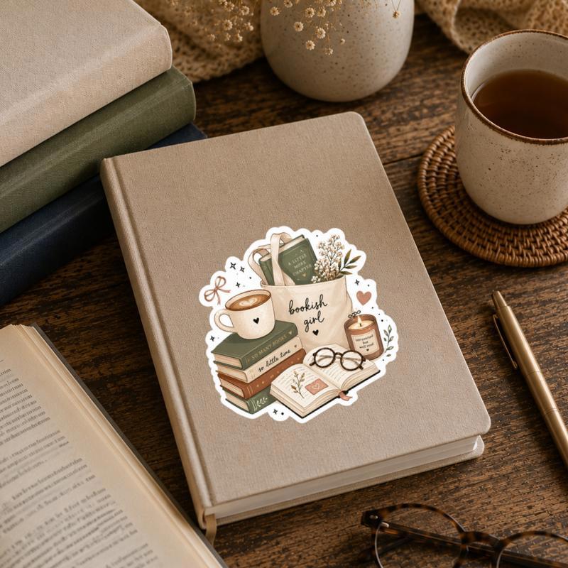 Bookish Girl - Cozy Reader Essentials Sticker