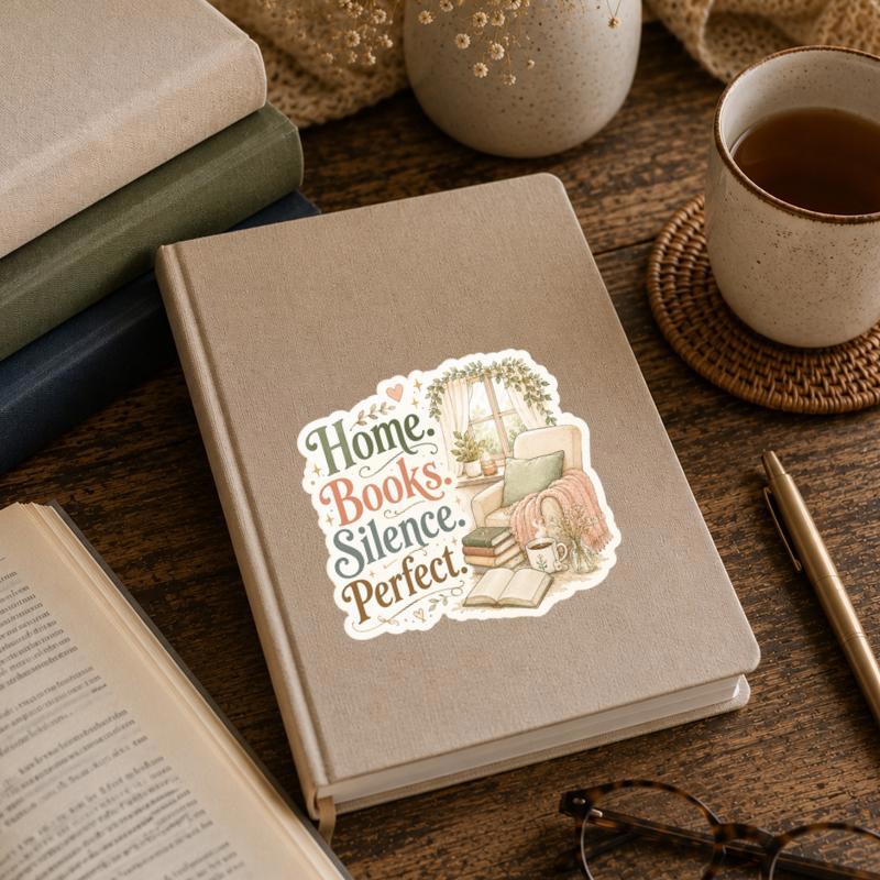 Cozy Reading Corner - Introvert Home Book Lover Sticker