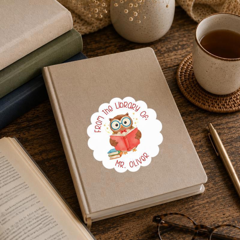 From The Library Of - Custom Teacher Sticker