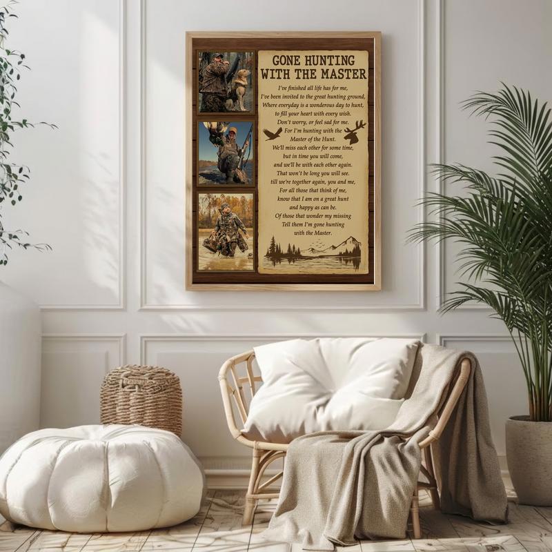 Forever Hunting with the Master Memorial Canvas Tribute