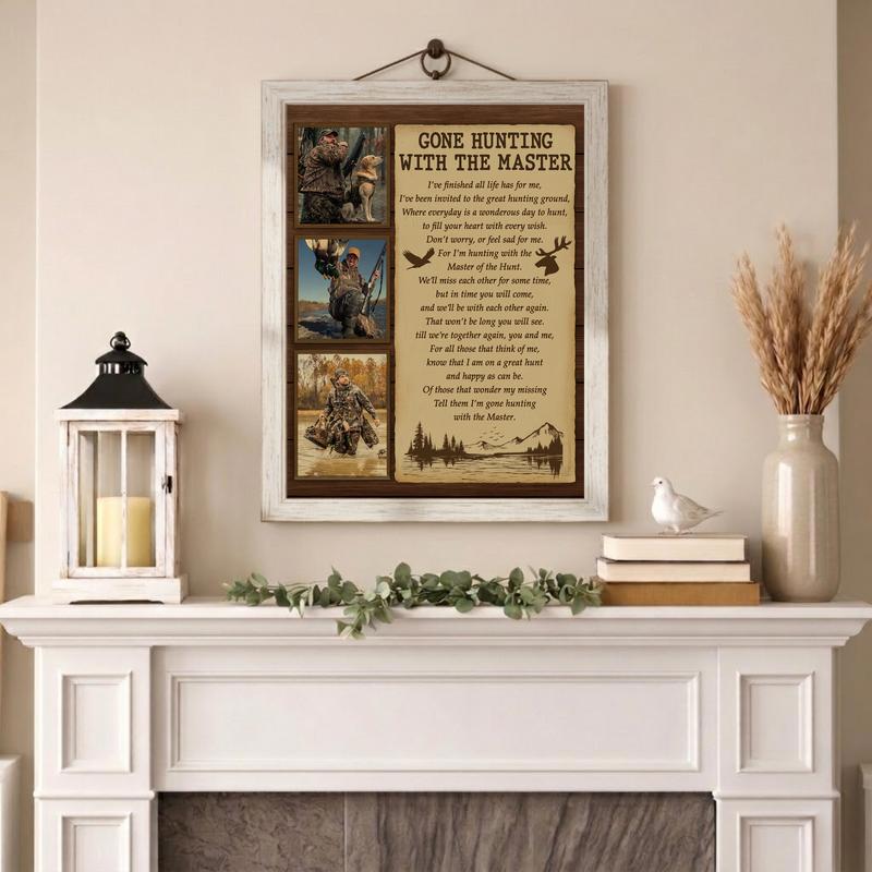 Forever Hunting with the Master Memorial Canvas Tribute