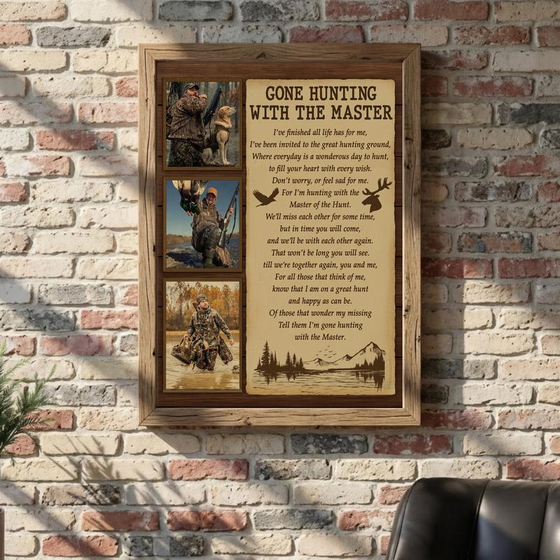 Forever Hunting with the Master Memorial Canvas Tribute