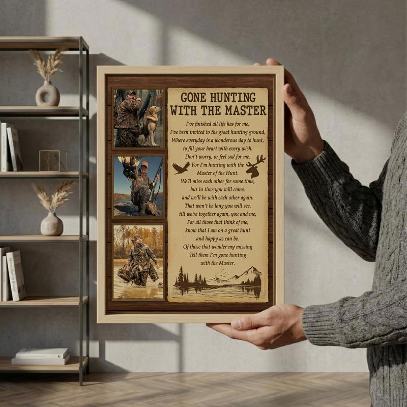 Forever Hunting with the Master Memorial Canvas Tribute