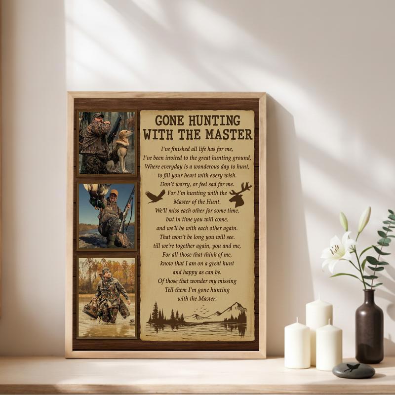 Eternal Woods - Personalized Hunter Memorial Tribute Canvas