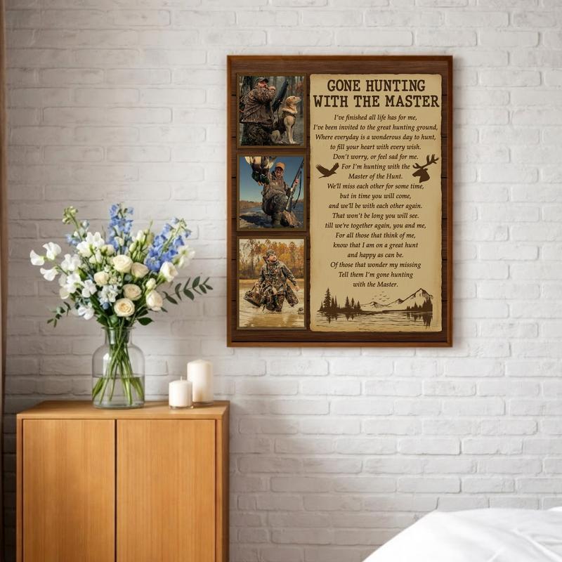 Eternal Woods - Personalized Hunter Memorial Tribute Canvas
