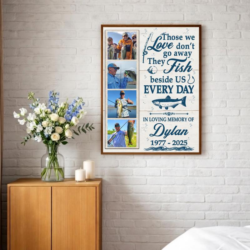 Honor His Spirit On The Water With a Custom Photo Gift Canvas