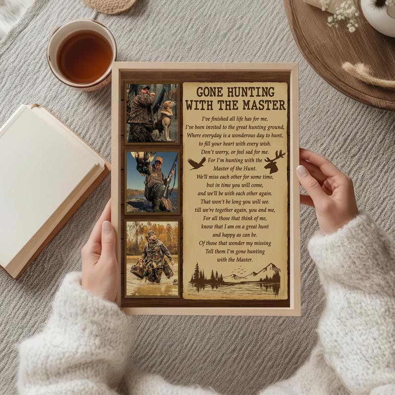 Eternal Woods - Personalized Hunter Memorial Tribute Canvas