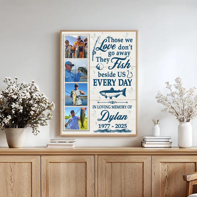 Honor His Spirit On The Water With a Custom Photo Gift Canvas