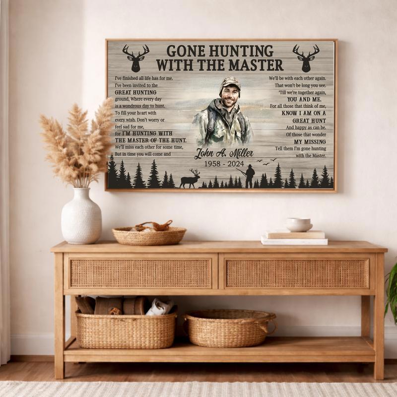 Everlasting Hunt Memorial Canvas - Personalized Master Tribute Everlasting Hunt Memorial Canvas - Personalized Master Tribute