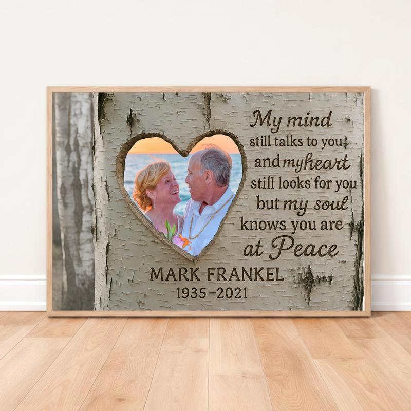 Custom Family Remembrance Portrait With Personalized Photo Canvas - Easessy